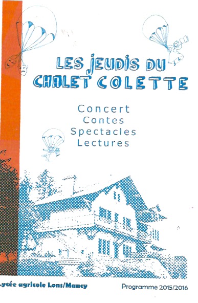 Les jeudis du chalet Colette